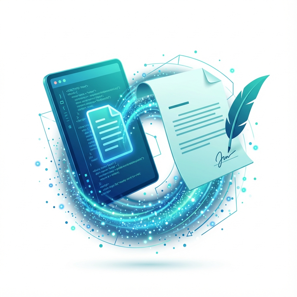 AI Cover Letter Generator Interface